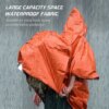 Poncho de Pluie d'Urgence, Couverture Thermique, Météo Verde, Survie en Plein Air