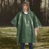 Poncho de Pluie d'Urgence, Couverture Thermique, Météo Verde, Survie en Plein Air