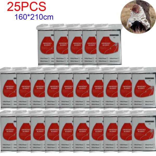 5-30PCS Couverture D'urgence Extérieure Survivre Premiers Secours Militaires