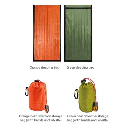 Sac de couchage léger et imperméable pour bivouac, équipement thermique d'urgence