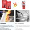 16982-49390d.jpg Couverture de lutte contre l'incendie, 1M /1.2M/1.5M, couverture d'urgence pour tente