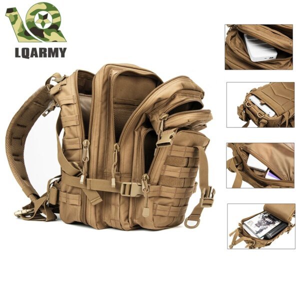 Sac à Dos Militaire Extensible pour Homme et Femme, 30L, pour Voyage, Camping, html, Randonnée