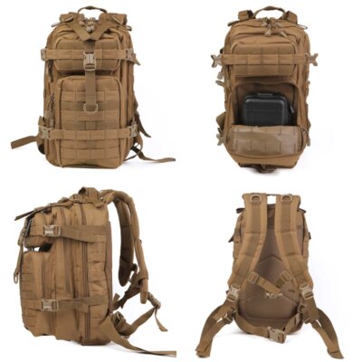 Sac à Dos Militaire Extensible pour Homme et Femme, 30L, pour Voyage, Camping, html, Randonnée