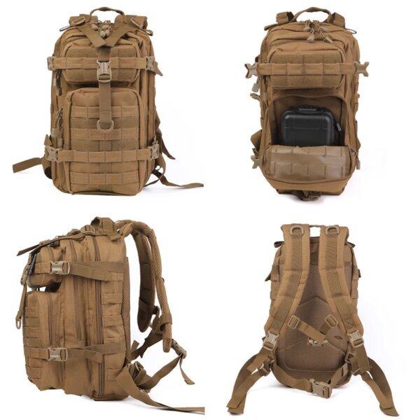 Sac à Dos Militaire Extensible pour Homme et Femme, 30L, pour Voyage, Camping, html, Randonnée