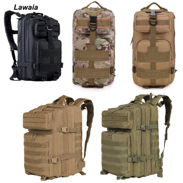 Sacs à dos militaires d'extérieur, sacs à dos, camping, randonnée, trekking, pêche, chasse, 30L, 50L