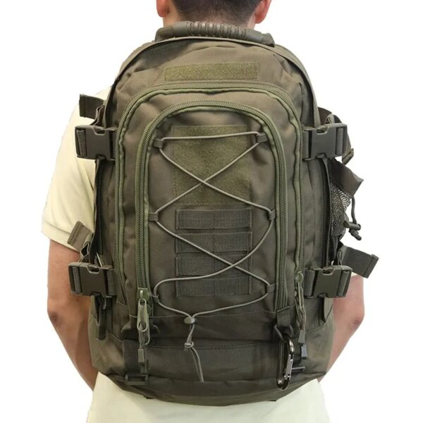 Grand sac à dos militaire extensible pour homme, sac à dos d'assaut Molle