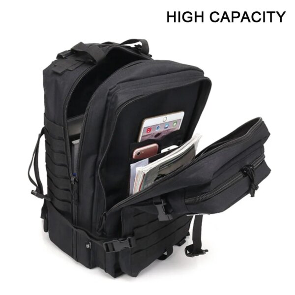 Sac à dos militaire étanche en nylon pour homme, sac à dos de randonnée et de camping, sacs de sports de plein air, sac de chasse, sac de trekking, 900D, 30L, 50L – Image 6