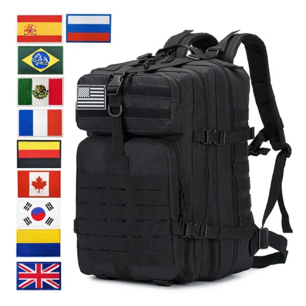 Sac à dos militaire étanche en nylon pour homme, sac à dos de randonnée et de camping, sacs de sports de plein air, sac de chasse, sac de trekking, 900D, 30L, 50L