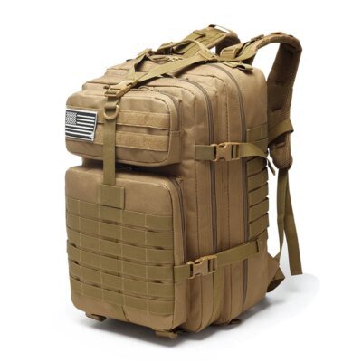 Sac à dos militaire tactique pour hommes, capacité 50l/25l, étanche