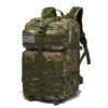 Sac à dos militaire tactique pour hommes, capacité 50l/25l, étanche