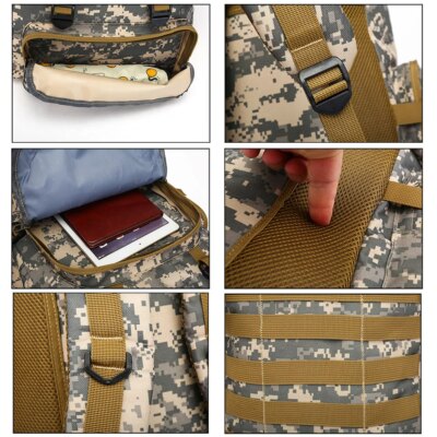 Sac à dos Oxford étanche pour sports de plein air, sac à dos Molle