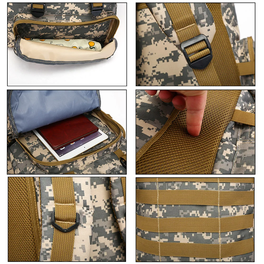 Sac à dos Oxford étanche pour sports de plein air, sac à dos Molle – Image 6