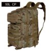 Sacs à dos militaires d'extérieur, sacs à dos, camping, randonnée, trekking, pêche, chasse, 30L, 50L