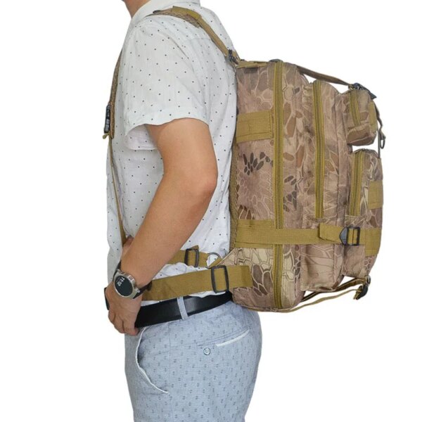 Sac à dos militaire grande capacité pour homme, sacs à dos étanches – Image 2