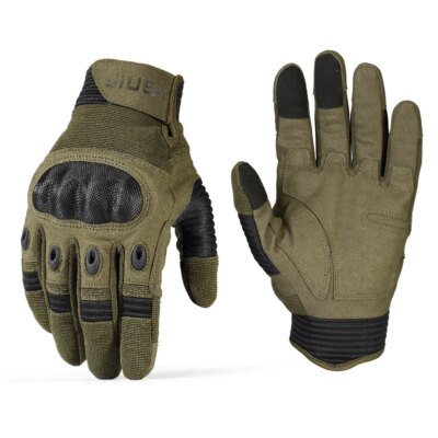 Gants à écran tactile tactique doigt complet, mitaines de chasse pour hommes, militaire, équitation