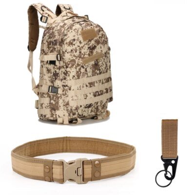 Sac à dos militaire de sport en plein air 3D, sac à dos Dulpacks, sac à dos d'escalade