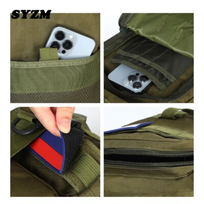 SYZM-Sac à Dos Militaire Multifonctionnel pour Sports de Plein Air