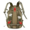 Sac à dos militaire réfléchissant 40l pour homme, accessoire de voyage tactique