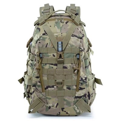 Sac à dos militaire réfléchissant 40l pour homme, accessoire de voyage tactique