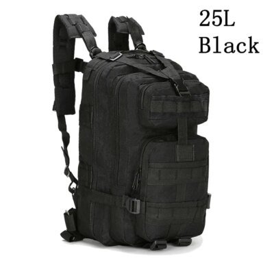 Sac à dos armée tactique militaire Molle pack pour homme 25L 3P