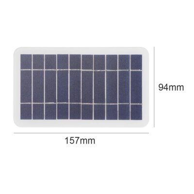 Panneau solaire Portable d'extérieur, 5V, 400ma, sortie 2W, USB, pour produits de faible puissance