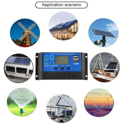 Panneau solaire pour touristes, 12V, USB, contrôleur 60A, cellules solaires, chargeur pour voiture, yacht, montres, charge de batterie, nouveau, 2023