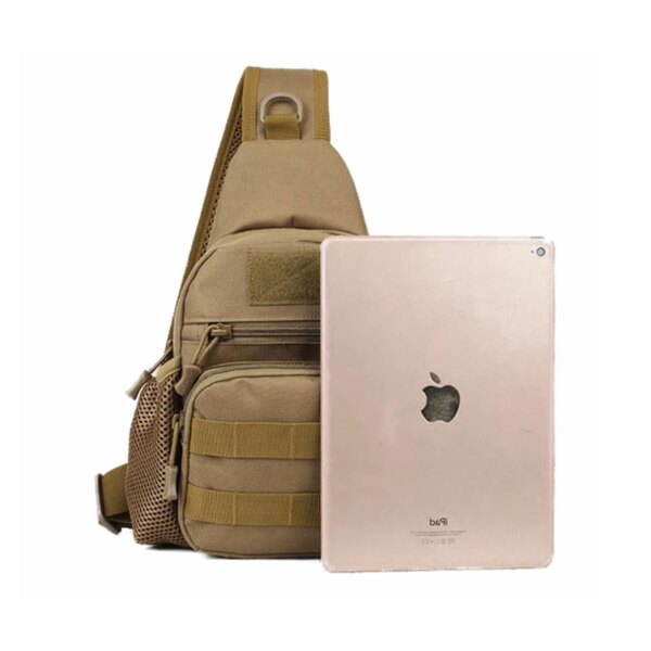 Pochette Bandoulière Tactique Militaire en Nylon pour Homme, Accessoire Sac à Dos pour le Plein Air, Randonnée, Chasse, Camping, Pêche ou Trekking – Image 3