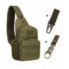 Pochette Bandoulière Tactique Militaire en Nylon pour Homme, Accessoire Sac à Dos pour le Plein Air, Randonnée, Chasse, Camping, Pêche ou Trekking