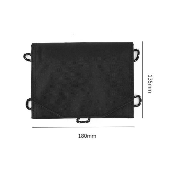 Panneau solaire pliable 30W, 5V/12V, USB, chargeur de batterie Portable pour téléphone Portable, batterie externe, lampe de Camping avec mousqueton – Image 5