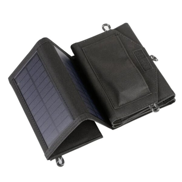 Panneaux solaires pliants portables pour smartphone, chargeur de batterie USB, tourisme de plein air, camping, randonnée, mis à niveau, 120W, 70W, 20W, 5V – Image 3