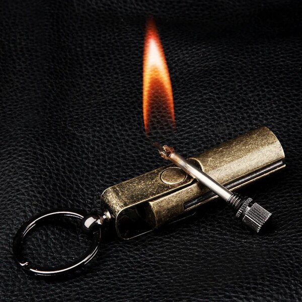 Porte-clés briquet Kerosene, torche Portable créative, accessoires pour fumer, imperméable et coupe-vent, cadeaux pour hommes, 10000 assortis