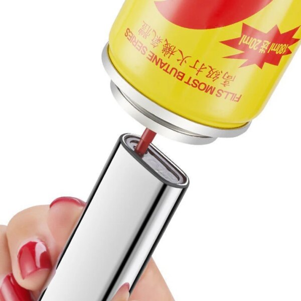 Briquet à Jet à Flamme Bleue avec Coque D.lique, Résistant au Vent, Accessoires de struction ée pour Camping en Plein Air, Renard, Nouvelle Collection 2023 – Image 6