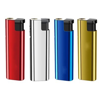 Briquet à Jet à Flamme Bleue avec Coque D.lique, Résistant au Vent, Accessoires de struction ée pour Camping en Plein Air, Renard, Nouvelle Collection 2023