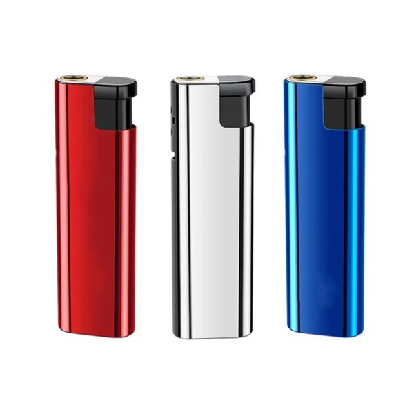 Briquet à Jet à Flamme Bleue avec Coque D.lique, Résistant au Vent, Accessoires de struction ée pour Camping en Plein Air, Renard, Nouvelle Collection 2023