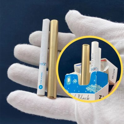 Briquets en laiton kérosène Dahchakus pour hommes, coupe-vent, mini meule rétro, ville silex, feu gratuit, jouet à fumer, cadeau, nouveau, 2022