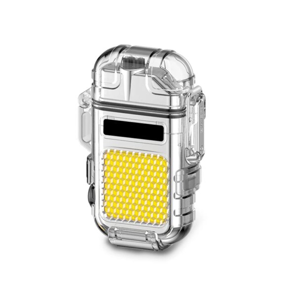 Briquet électrique étanche pour touristes, lumière COB, charge de type C, camping en plein air, barbecue