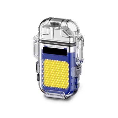 Briquet électrique étanche pour touristes, lumière COB, charge de type C, camping en plein air, barbecue