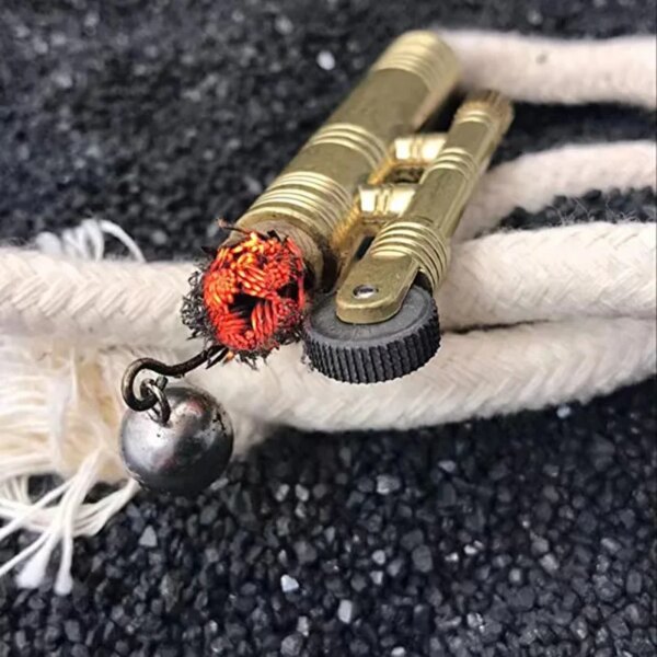 Briquet à kérosène en métal portable, ULcoupe-vent, camping en plein air, survie, amadou vintage rétro, accessoires pour fumeurs, gadgets – Image 5