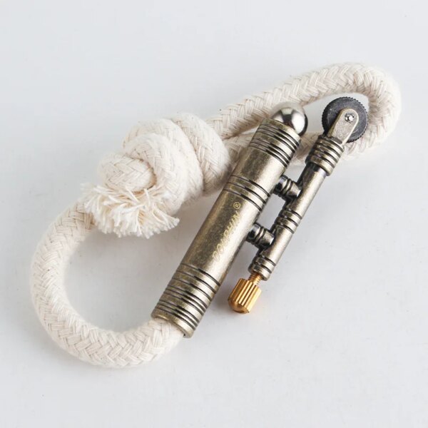 Briquet à kérosène en métal portable, ULcoupe-vent, camping en plein air, survie, amadou vintage rétro, accessoires pour fumeurs, gadgets – Image 4