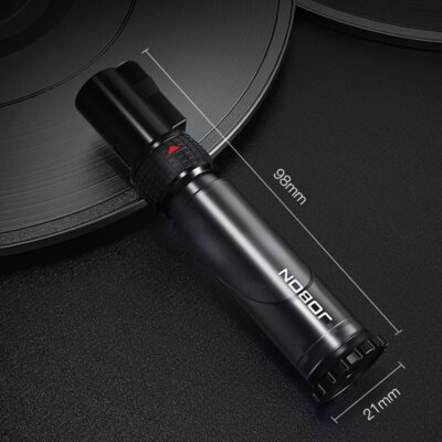 18502-130722.jpg Briquet Ă jet de torche Ă cigares BON, briquets coupe-vent au butane illables, fenĂȘtre Ă gaz, chaĂźne, quotidien