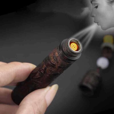 18620-e913e5.jpg Briquet pliant en métal coupe-vent Rechargeable, allume-cigare en tungstène sans flamme, cadeau haut de gamme pour hommes, nouveau Type 2023