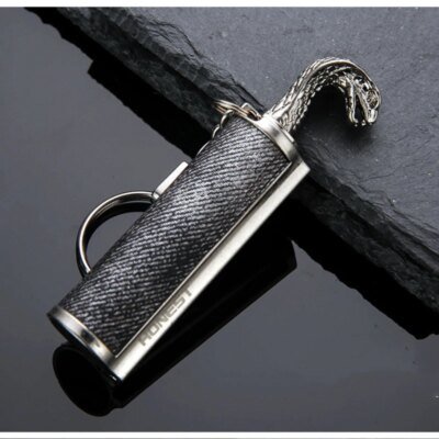 Briquet à kérosène en métal étanche pour homme, anciers démarreur de feu, portable, extérieur, camping, accessoires pour fumeurs, gadgets