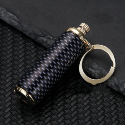 Briquet à kérosène en métal étanche pour homme, anciers démarreur de feu, portable, extérieur, camping, accessoires pour fumeurs, gadgets