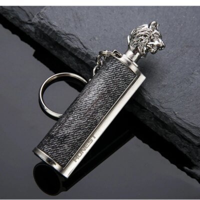 Briquet à kérosène en métal étanche pour homme, anciers démarreur de feu, portable, extérieur, camping, accessoires pour fumeurs, gadgets