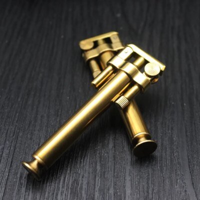 18700-941727.jpg Meule coupe-vent en cuivre pur, briquet à Kerosene, forme de torche créative, des milliers de briquets fins de Collection rétro