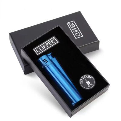 Briquet torche à jet de gaz butane sans feu en métal, briquet gonflable en silex, meule portable, cadeau pour homme, tondeuse, pique, nouveau