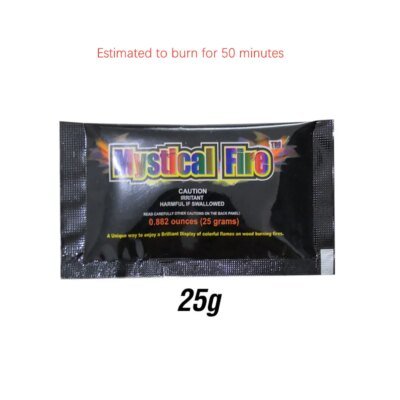 18793-86a268.jpg Poudre de flamme de feu de joie, cheminée magique mystérieuse, Vauxhall et pyrotechnie, tour de magie, camping en plein air, outil de survie de randonnée, document