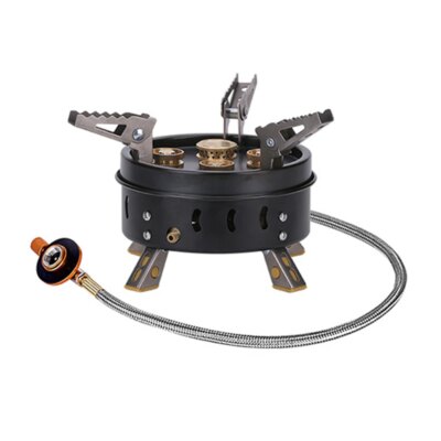 Brûleur de gaz de Camping 11000W, poêle à feu d'extérieur puissant, équipement de cuisine touristique pour voyages de survie