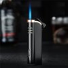 Briquet à gaz torche coupe-vent, tube injuste, tuyau turbo feu bleu droit, butane, briquet à flamme Jet, cadeau créatif pour fumeur, tous les jours