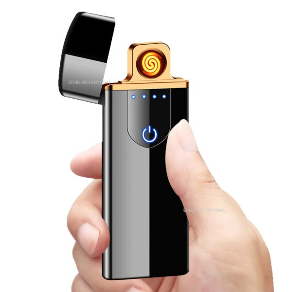 Briquet tactile aste USB, nouveau, coupe-vent, électronique, Laguna, accessoires de fumée, cadeau renard, 2023